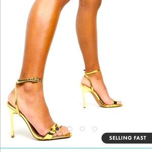 Gold heel